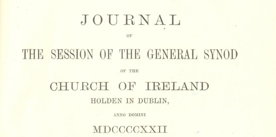 Generaly Synod of the Church of Ireland 1922