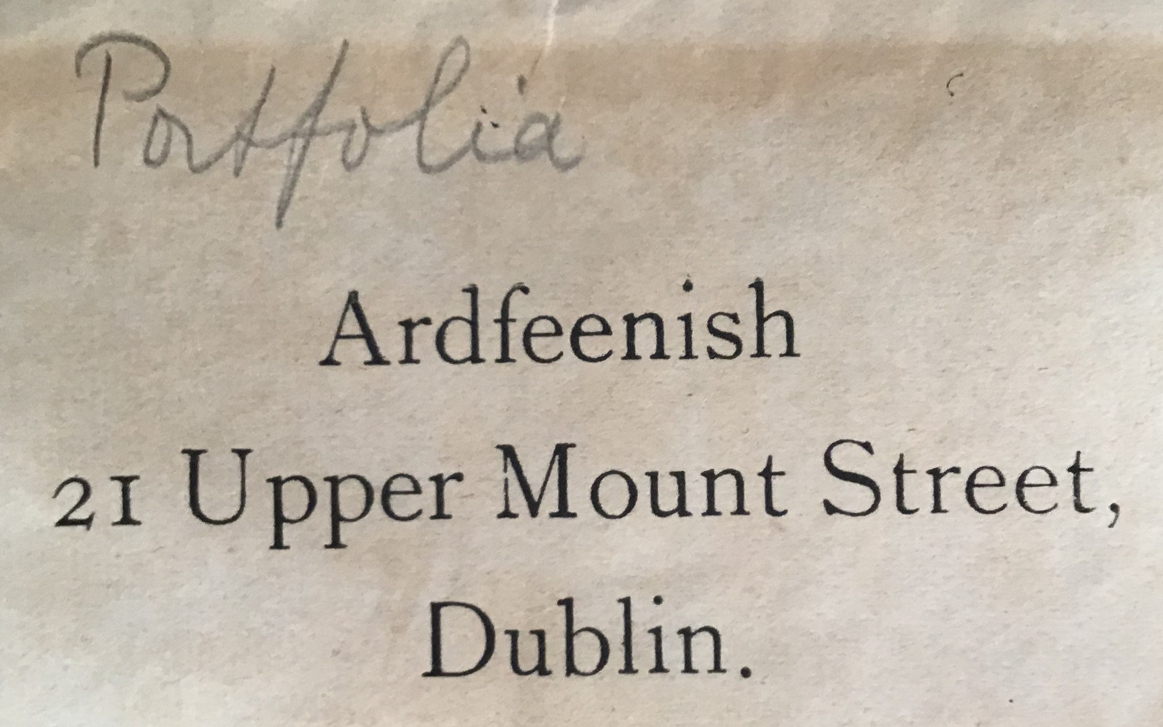 The first items accessioned to the early Library will usually have this stamp affixed to the end of the particular item, showing the name of the Library as well as the current address. Sometimes there will be extra information inscribed, usually denoting the location of the item within a particular collection.