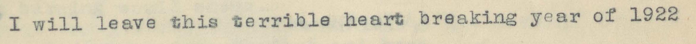 &lsquo;This terrible, heart-breaking year', 1922 described by Emily Ussher, in her memoir, MS 70