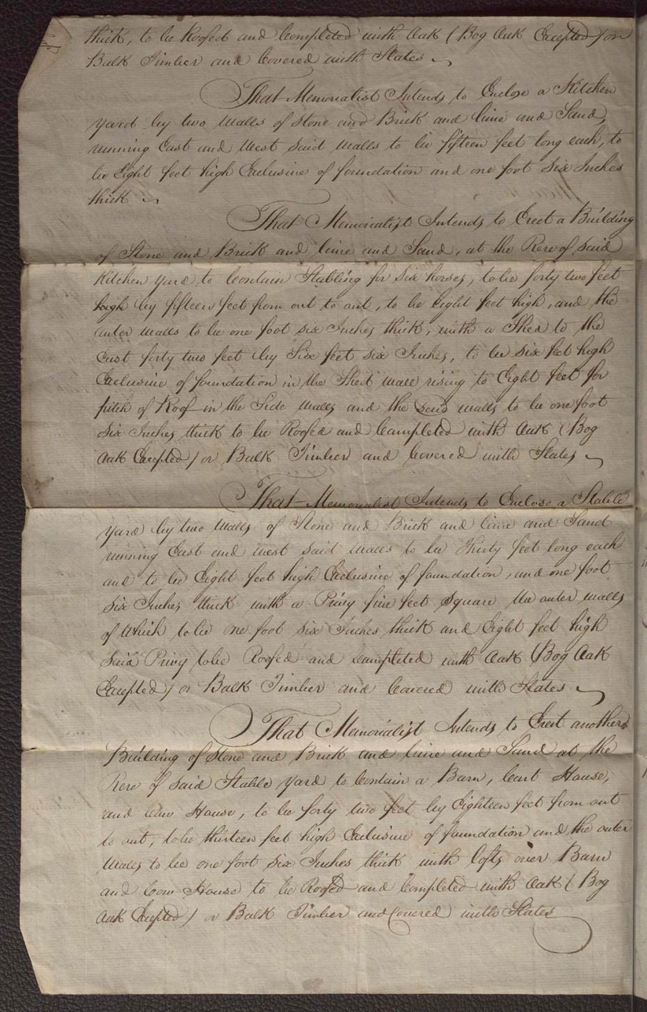 Thomas Radcliffe, &ldquo;Clonmethan. The Memorial of the Reverend Thos Radcliffe to build a Glebe House. 6th June 1814. Loan of 1350 pounds from the Board of First Fruits. 43 by 34 feet,&rdquo; RCB Library - Architectural Drawings, https://archdrawing.ireland.anglican.org/items/show/9475.