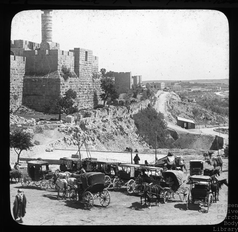 'Citadel of Zion from Bethlehem Road'
