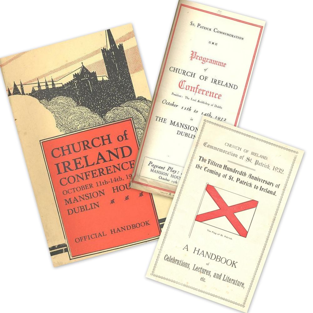 A selection of the literature produced by the Church of Ireland for the 1932 commemoration