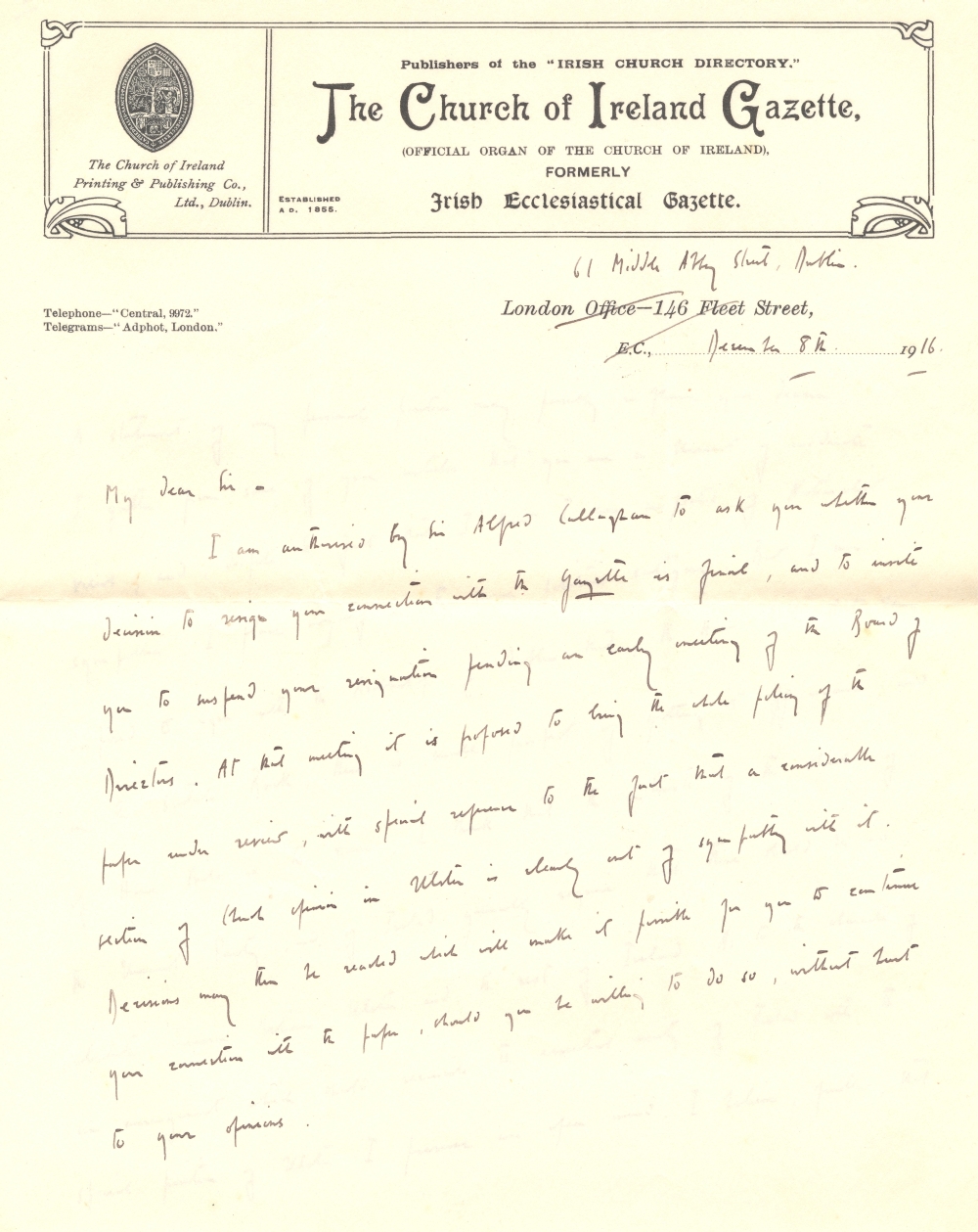 Church of Ireland Gazette 1914