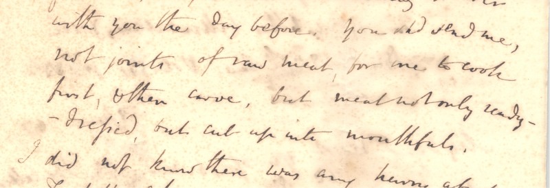 Letter from the archbishop to Canon John West alluding to how he liked to be briefed, 18 June 1847, RCB Library 707/1/1/25