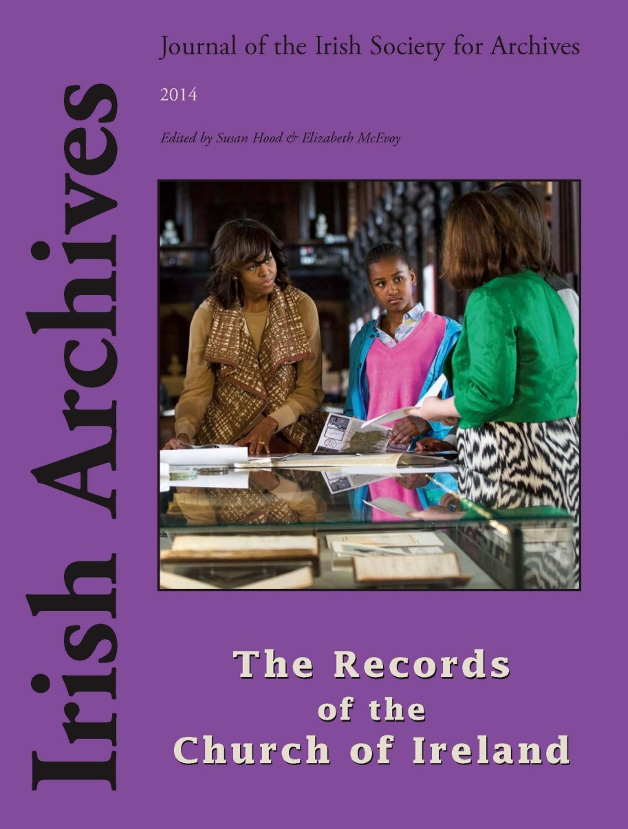 Front cover of the current journal of the Irish Society for Archives