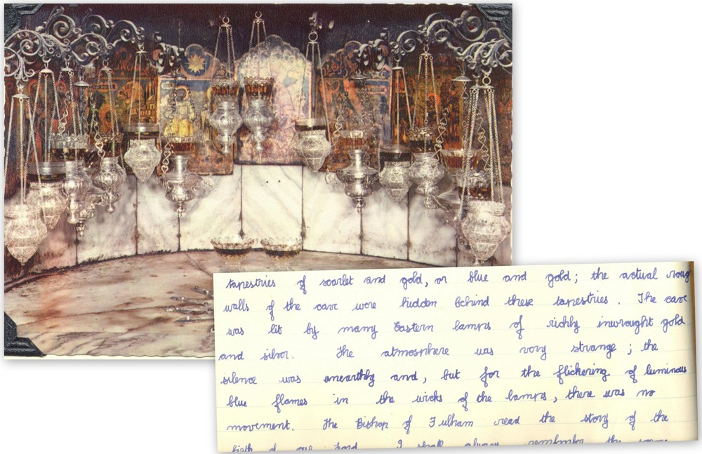 Description of Bethlehem, with image of the &lsquo;star of Bethlehem' where Jesus was born, RCB Library Ms 605