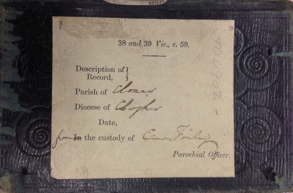 Clones Preacher's Book, RCB Library P804.8.1