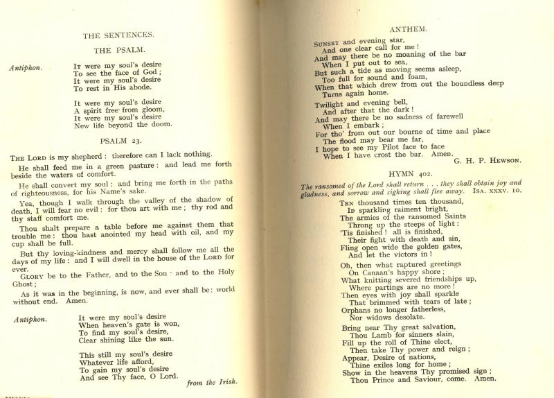 Order of service for the memorial of W.B. Yeats, held in St Patrick's Cathedral Dublin, a week after the poet's death, 6 February 1939, RCB Library St Patrick's Cathedral Scrapbook 1901&ndash;1945, RCB Library C2/1/28/2.3