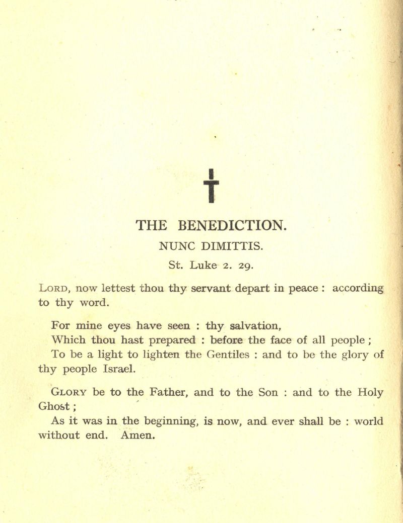 Order of service for the memorial of W.B. Yeats, held in St Patrick's Cathedral Dublin, a week after the poet's death, 6 February 1939, RCB Library St Patrick's Cathedral Scrapbook 1901&ndash;1945, RCB Library C2/1/28/2.3