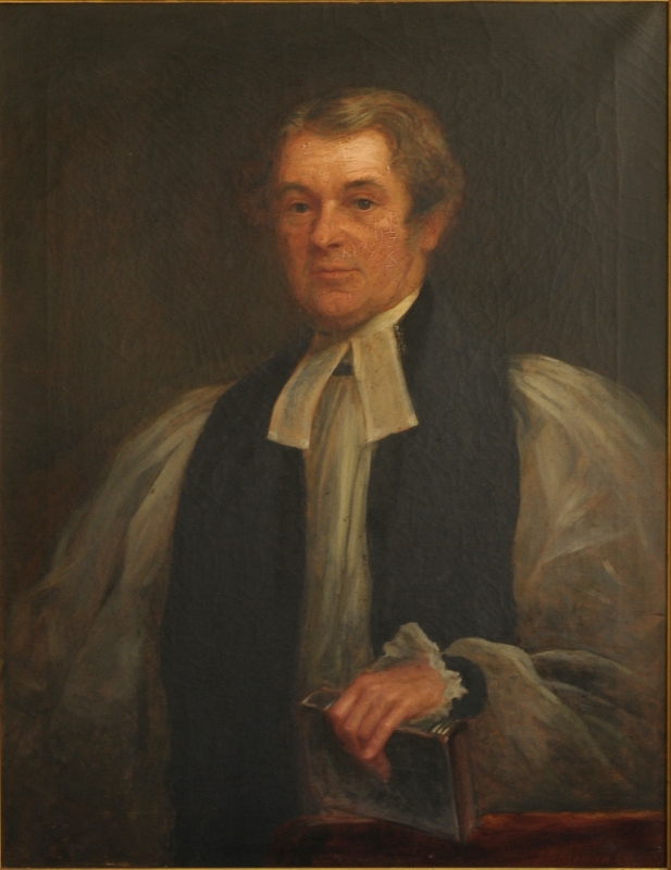 Episcopal portrait of the Rt Revd Charles Brodrick Bernard, as bishop of Tuam c. 1869, by James Buter, oil on canvas, from Tuam Synod Hall