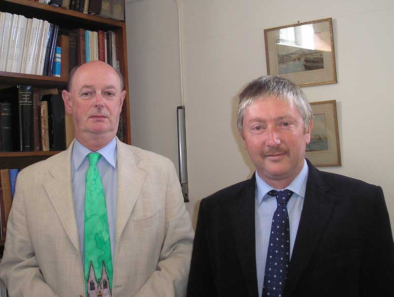 Dr Raymond Refausse and Dr Micheal O'Neill