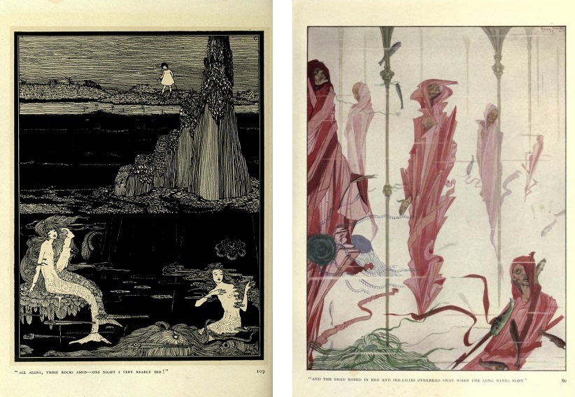 Figure 8: Two illustrations from 'The Years at the Spring