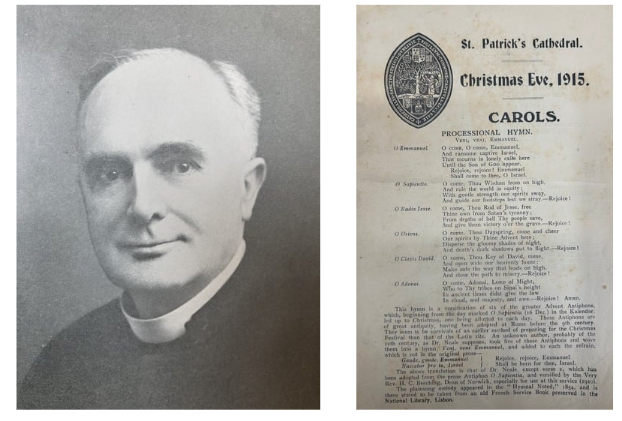 Figure 4. Portrait of Dean David F.R. Wilson, 1912 and Order of Service, 1915.