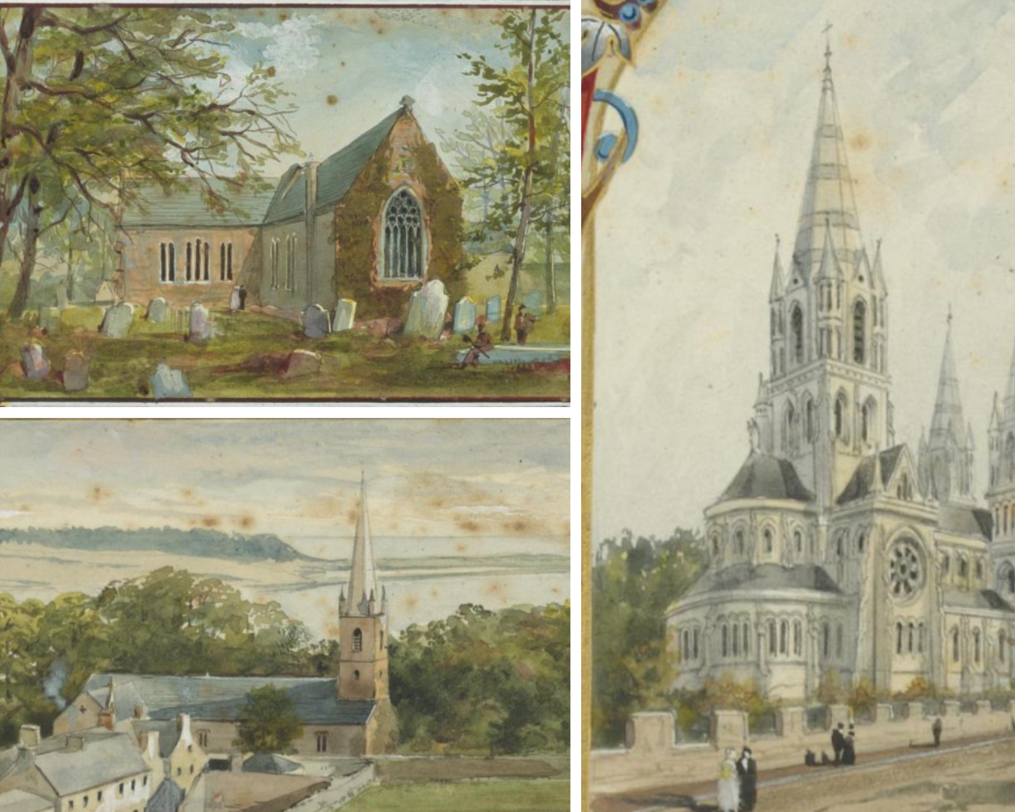 Figure 1:The cathedral's of Cork, Cloyne & Ross (MS1189)