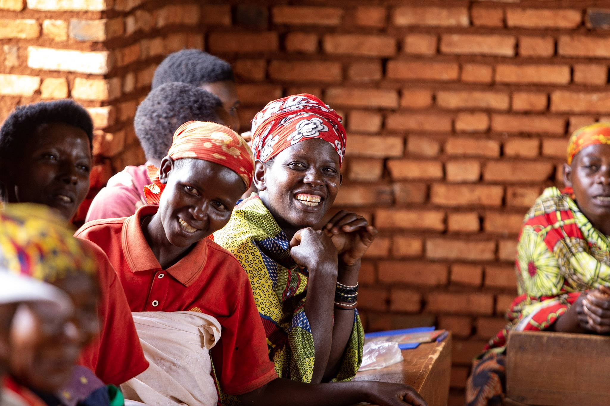 Participants in the Mothers' Union's literacy and financial education programme in Burundi. Photo credit: Taking Pictures, Changing Lives.