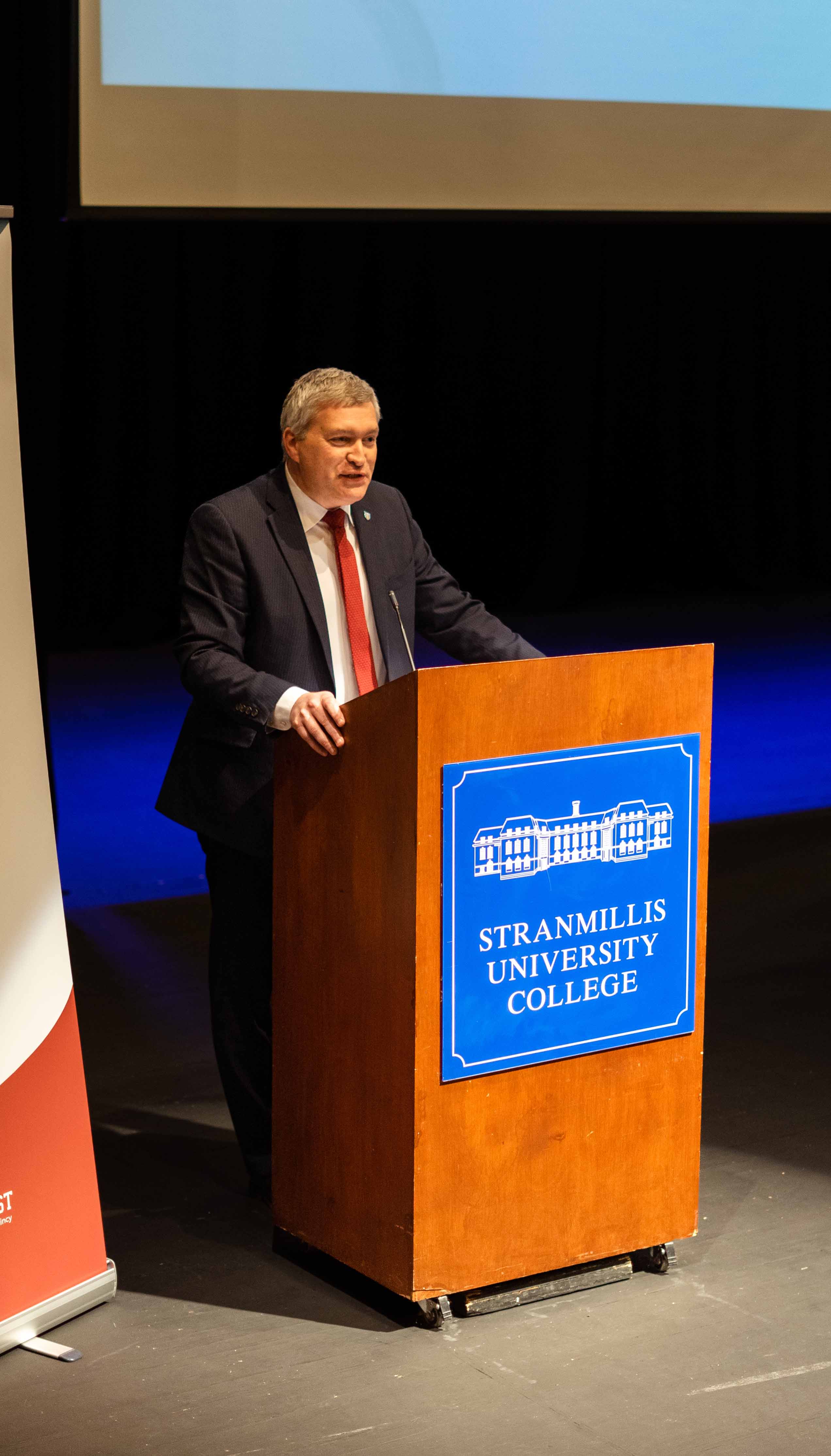 Introductory remarks by Dr Jonathan Heggarty, Principal of Stranmillis University College.