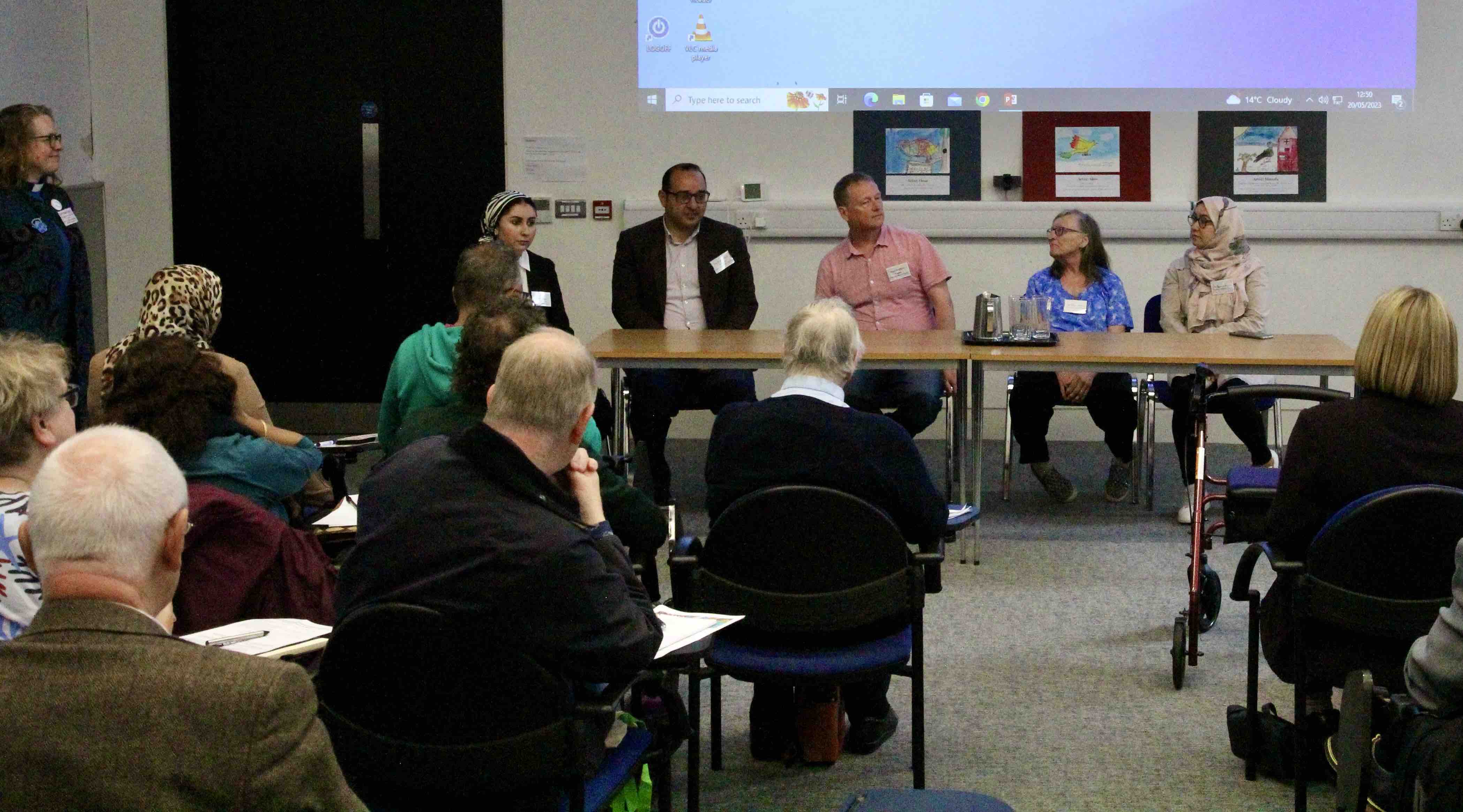 Good News Case Studies: Nargis Mohammadi and Muhammad Achour talked about Birds with Wishes and the Revd William Hayes, Máire McKay and Batool Amiri highlighted the work of the Tullamore Welcome Centre.