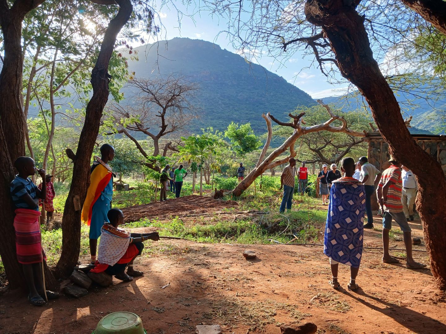 Agricultural programme in Samburu, central Kenya.