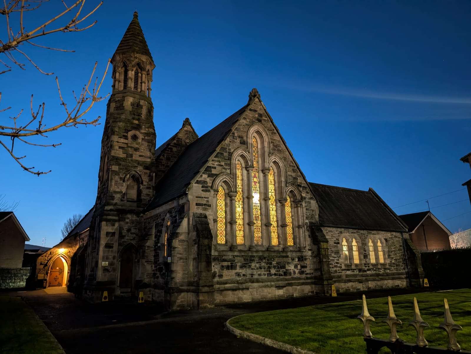 St Paul and St Barnabas Church is located on the York Road close to Belfast's docks.