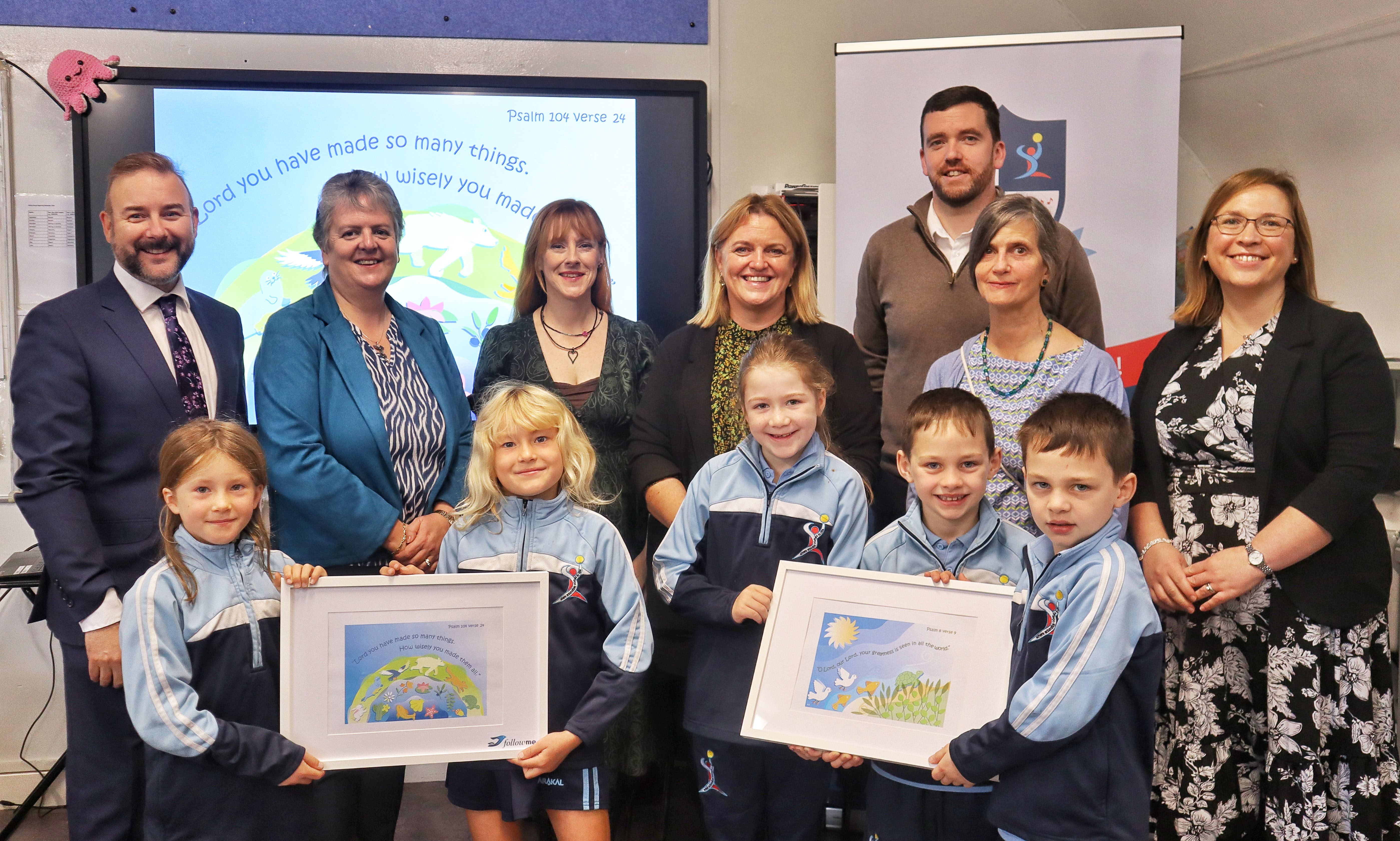 Appreciation for artwork by Karen Allsopp, special needs assistant at St Luke's.