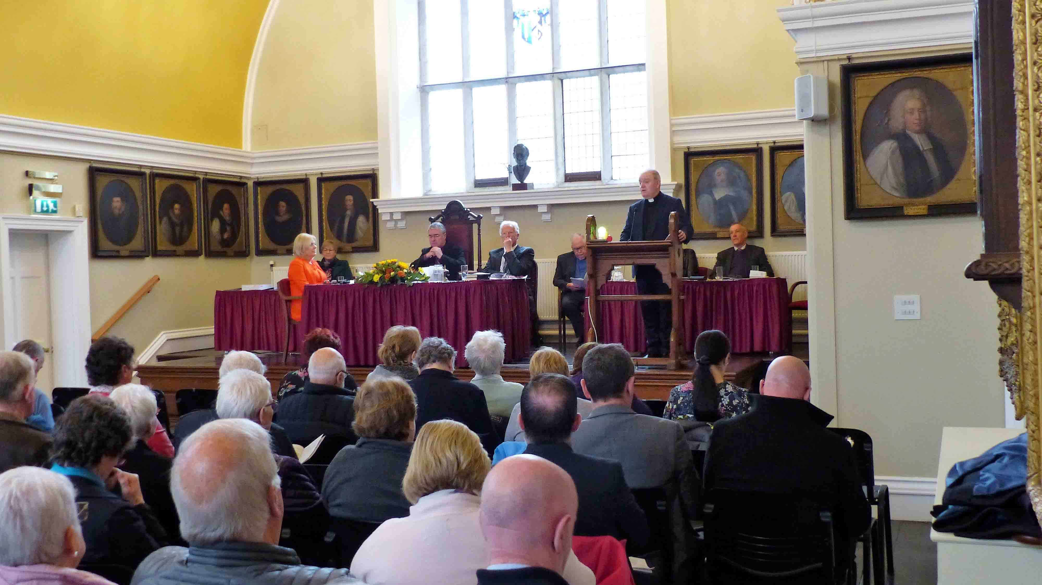 Archdeacon Terry Scott addresses Synod.
