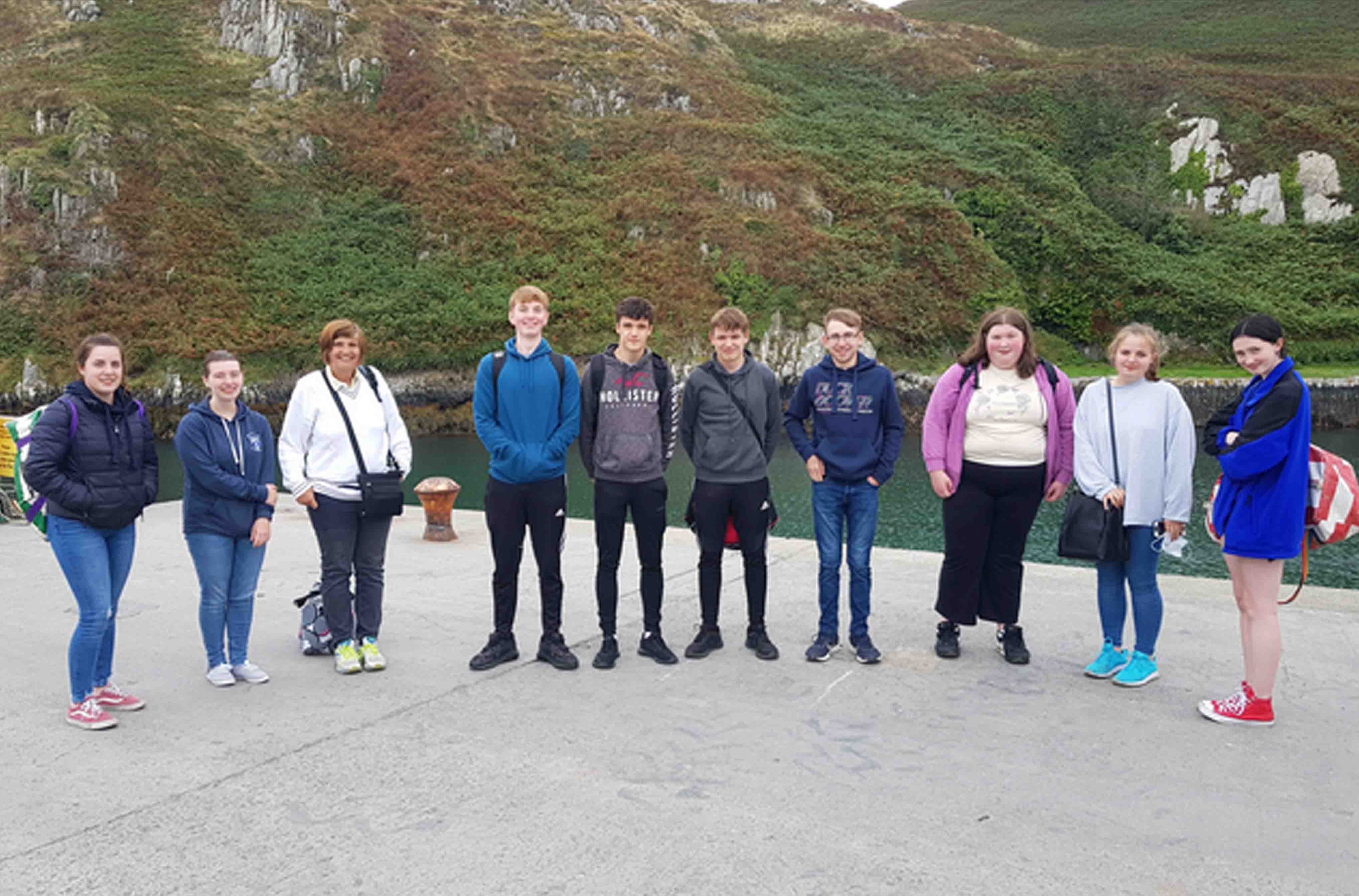 CDYC's young leaders with Judy Peters, Chairperson of the Cork Diocesan Youth Council.