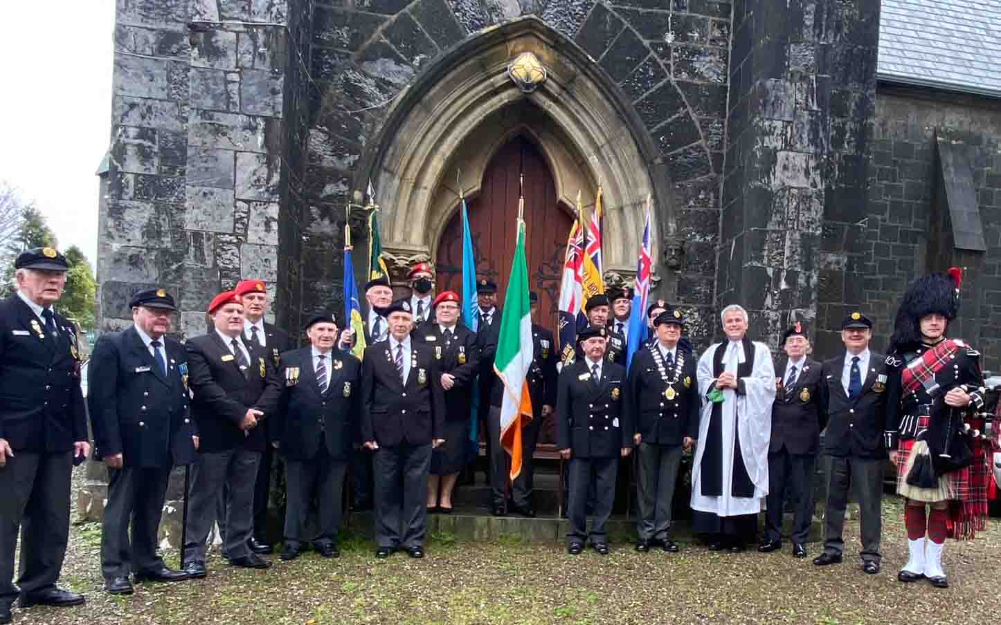 Christ Church, Rushbrooke on Remembrance Sunday 2021.