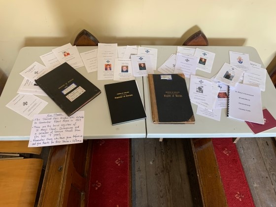 Prayer station: 'Those who have been before us'.