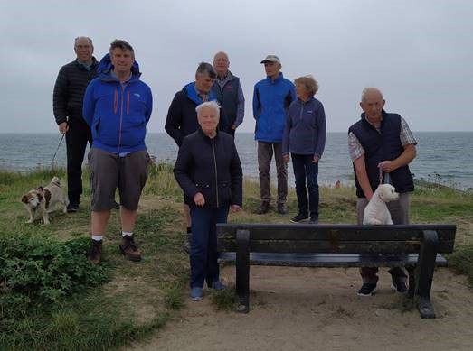 The Rev Andrew Orr (1st left) with some of the Youghal and Cloyne parishioners.