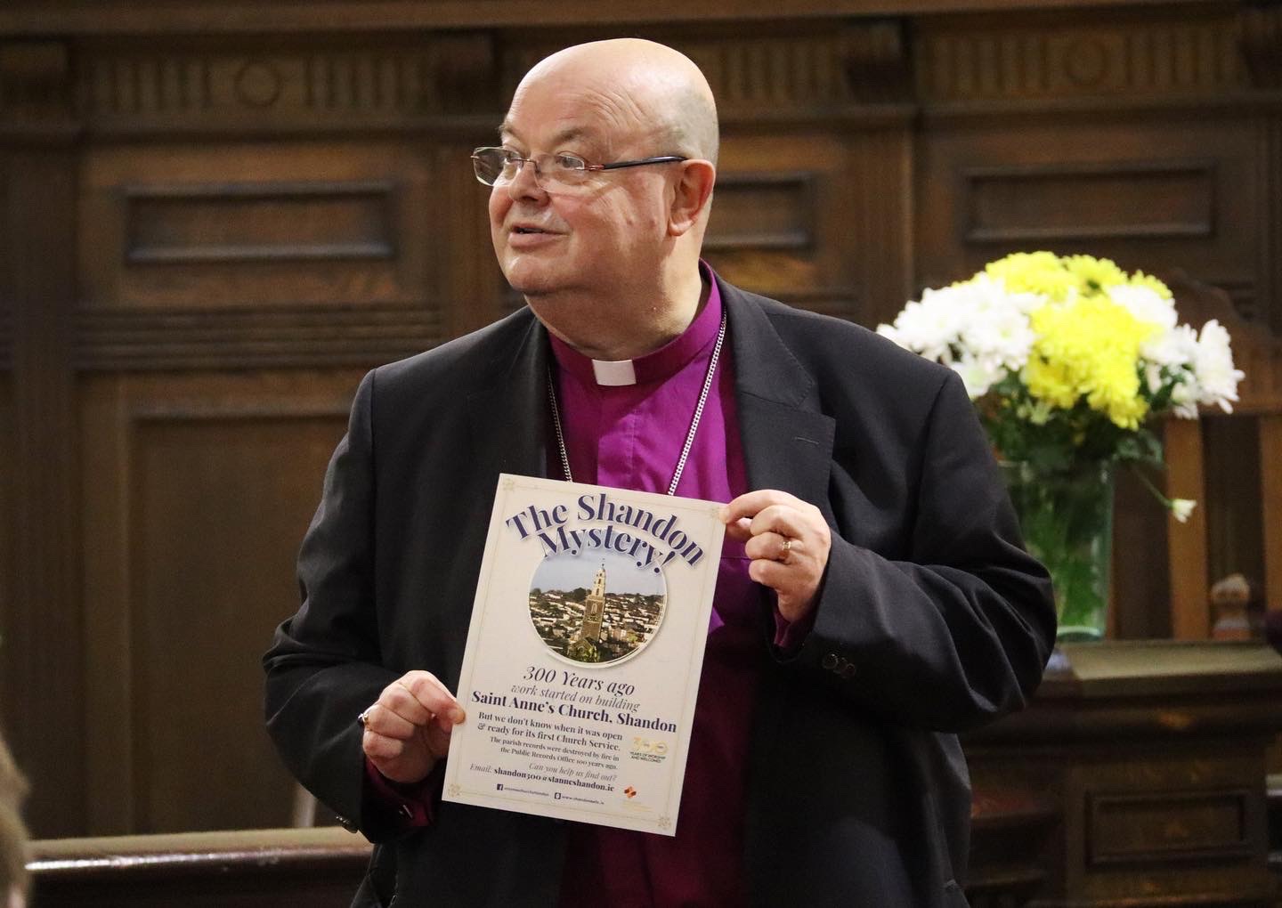 Bishop Paul addressing the congregation.