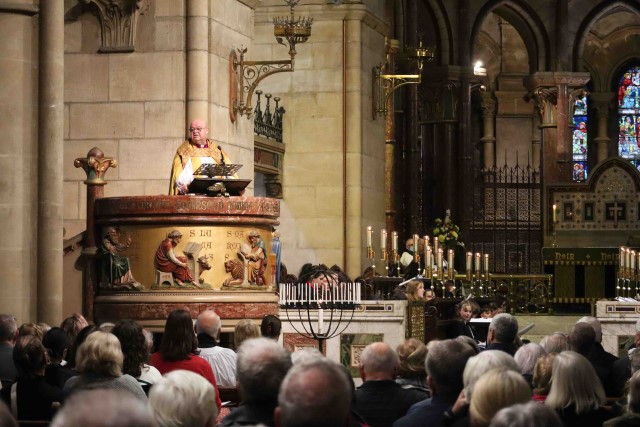 Bishop Paul Colton preaching for the Service of Thanksgiving.