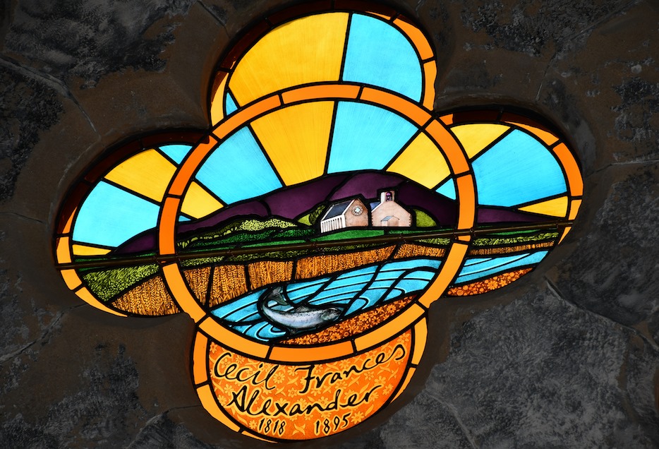 The centre of the new window.
