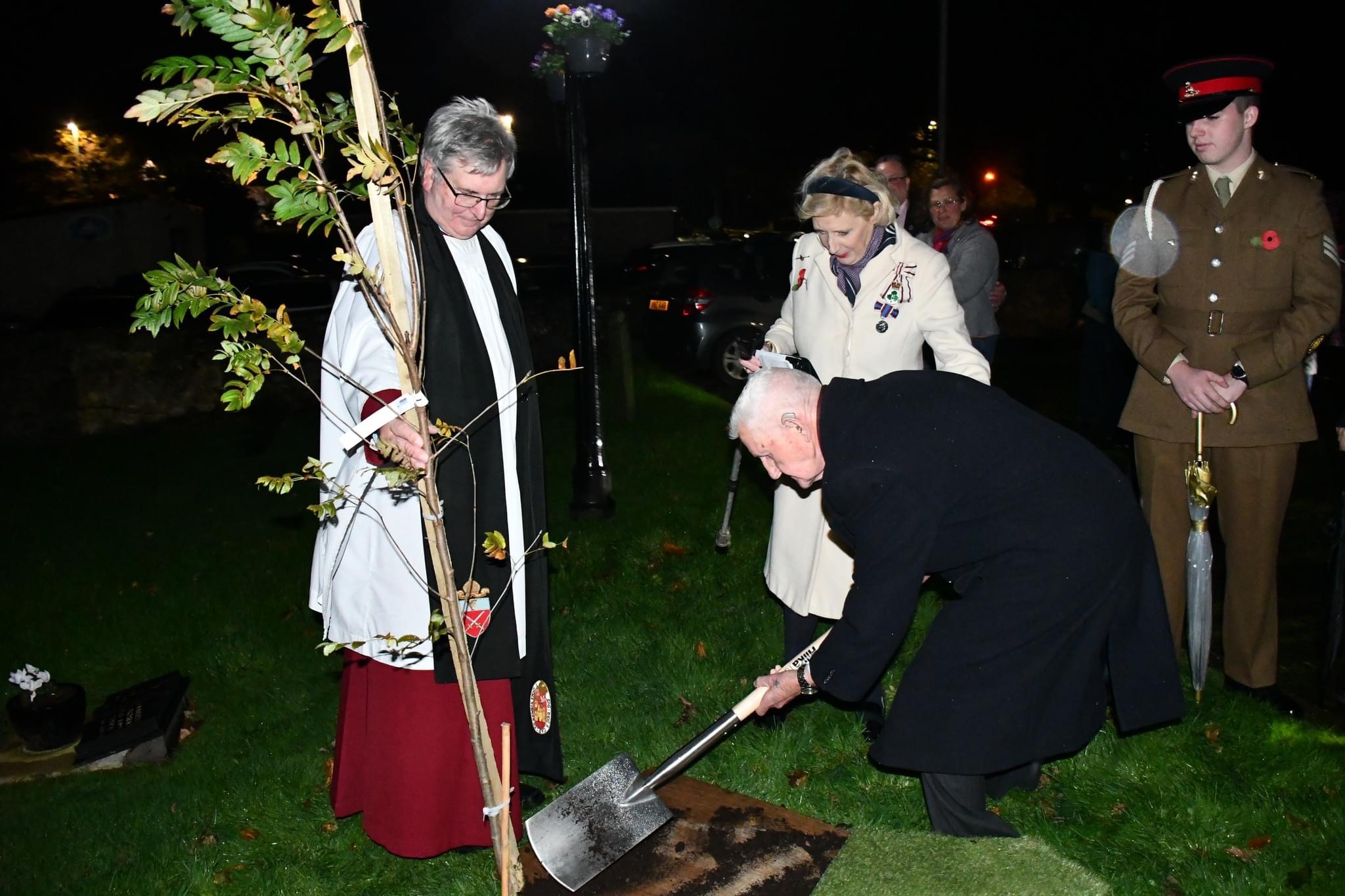 The rowan is planted.