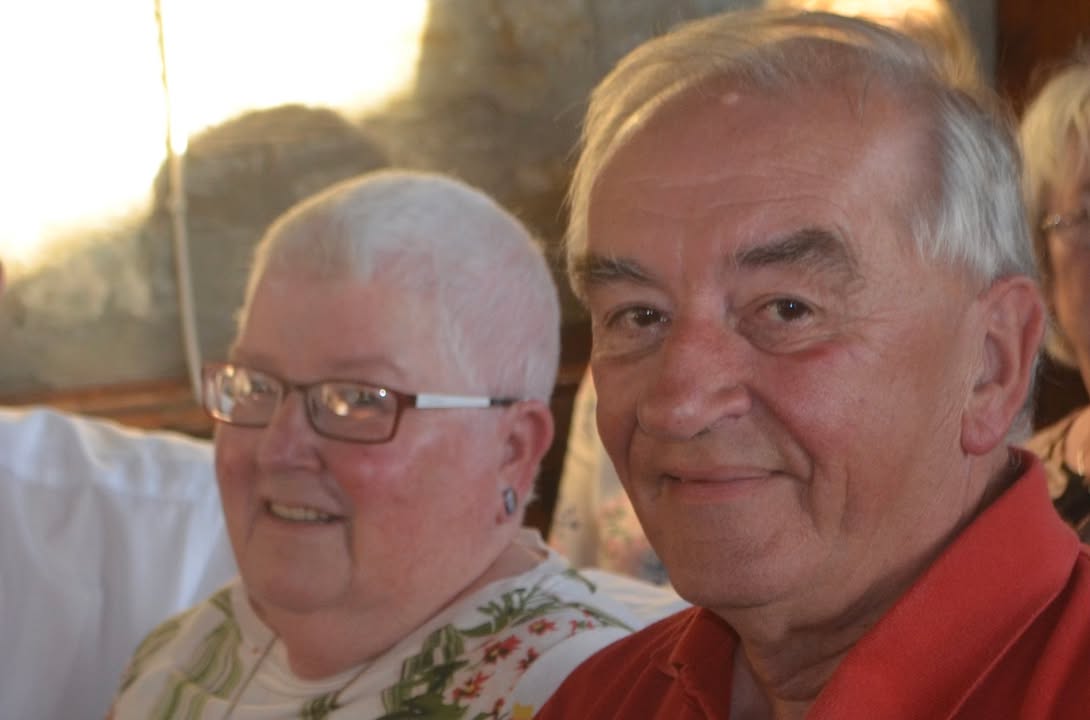 Rev Shiela and Canon Stanley Johnson.