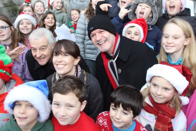 The launch of the Black Santa Sit Out in previous years.