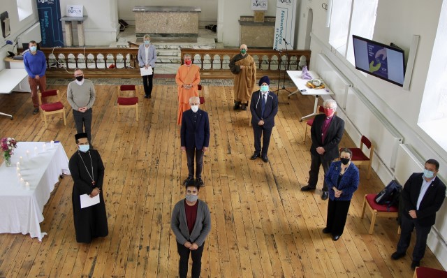 Faith Leaders gathered in St Laurence's Chapel on TU Dublin's Grangegorman Campus.