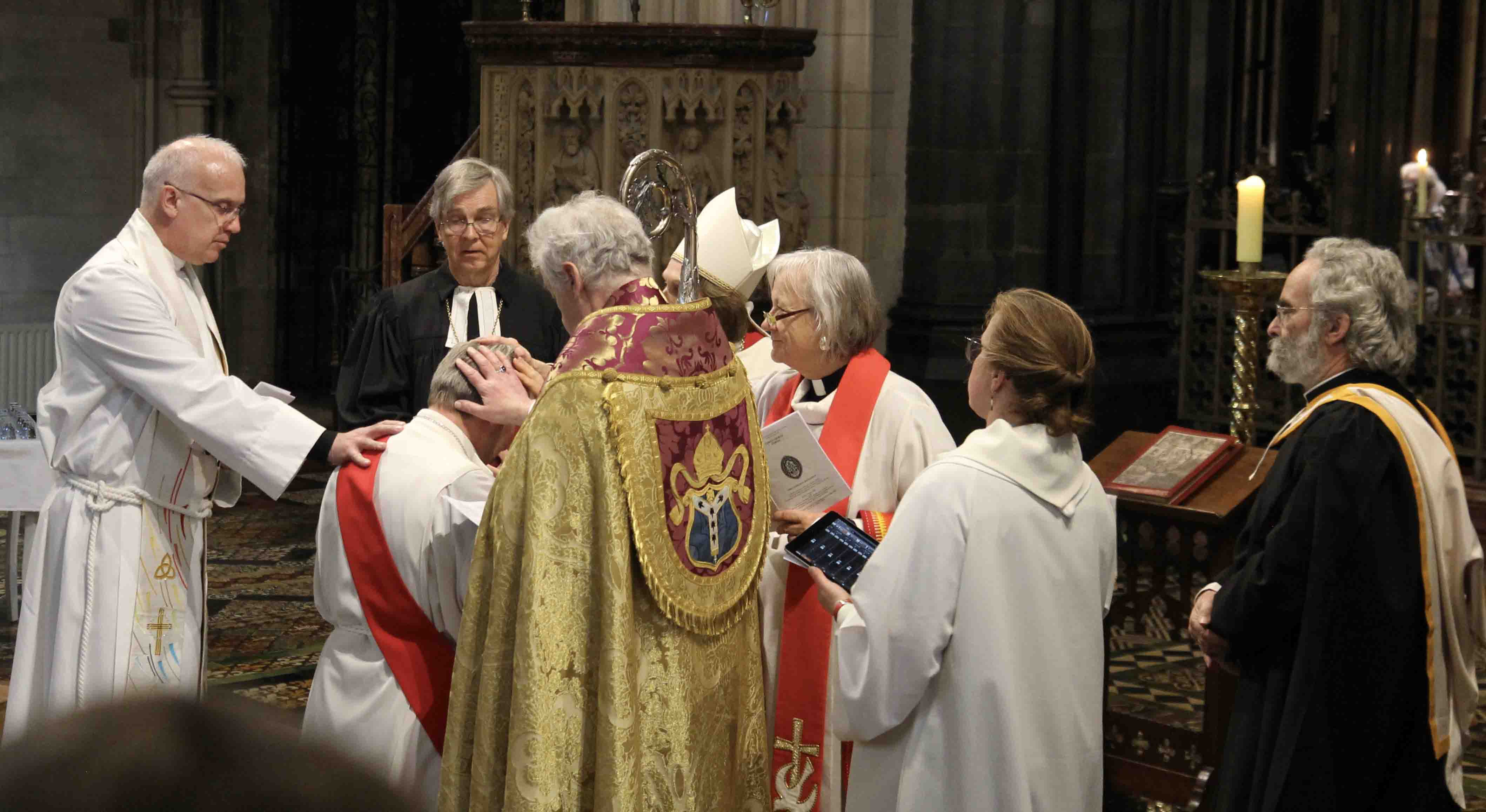 The ordination of the Revd Imants Miezis for priesthood in the Latvian Church Worldwide.