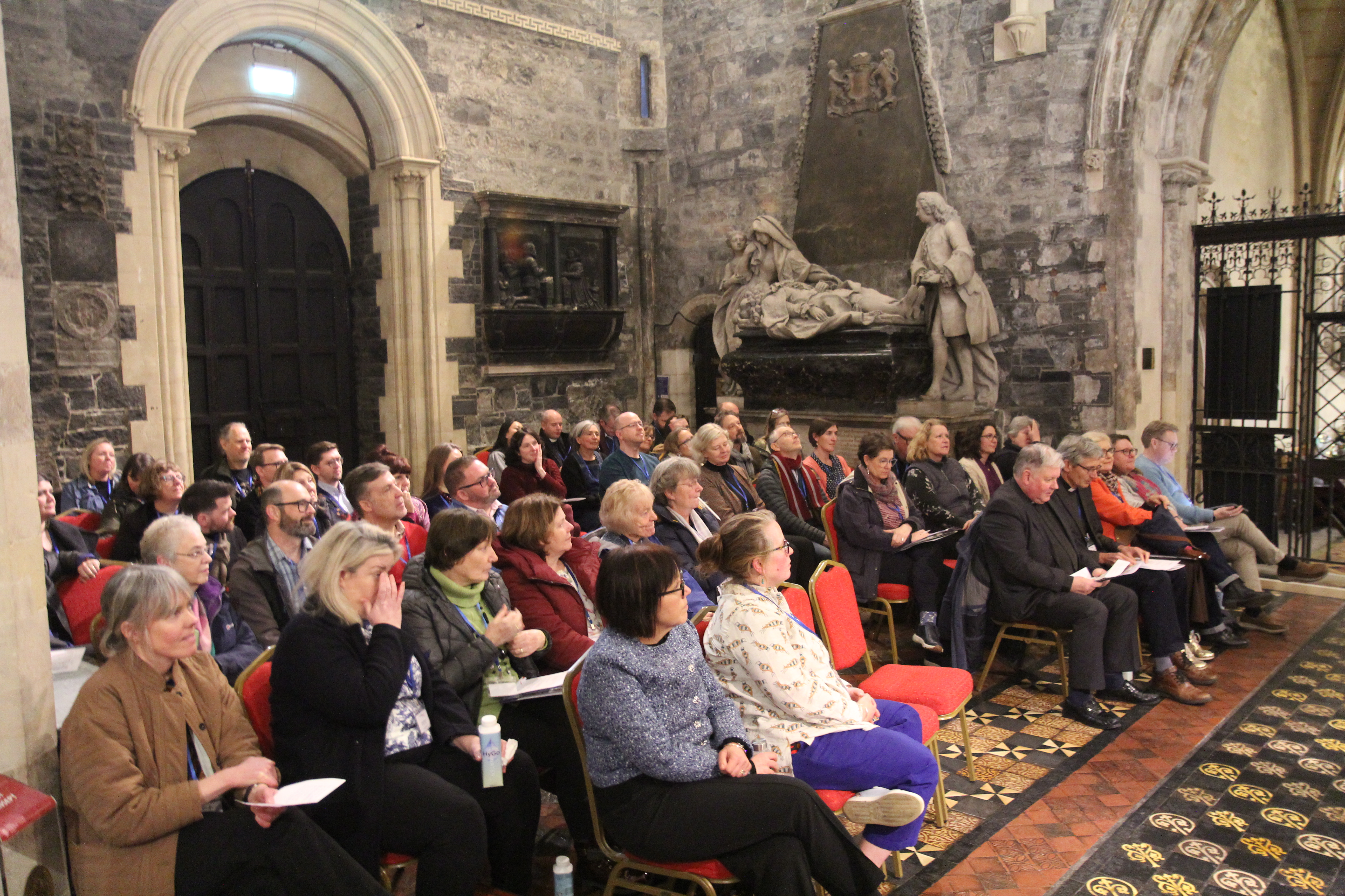 Delegates at the opening of the Cathedrals Plus Conference in Dublin.