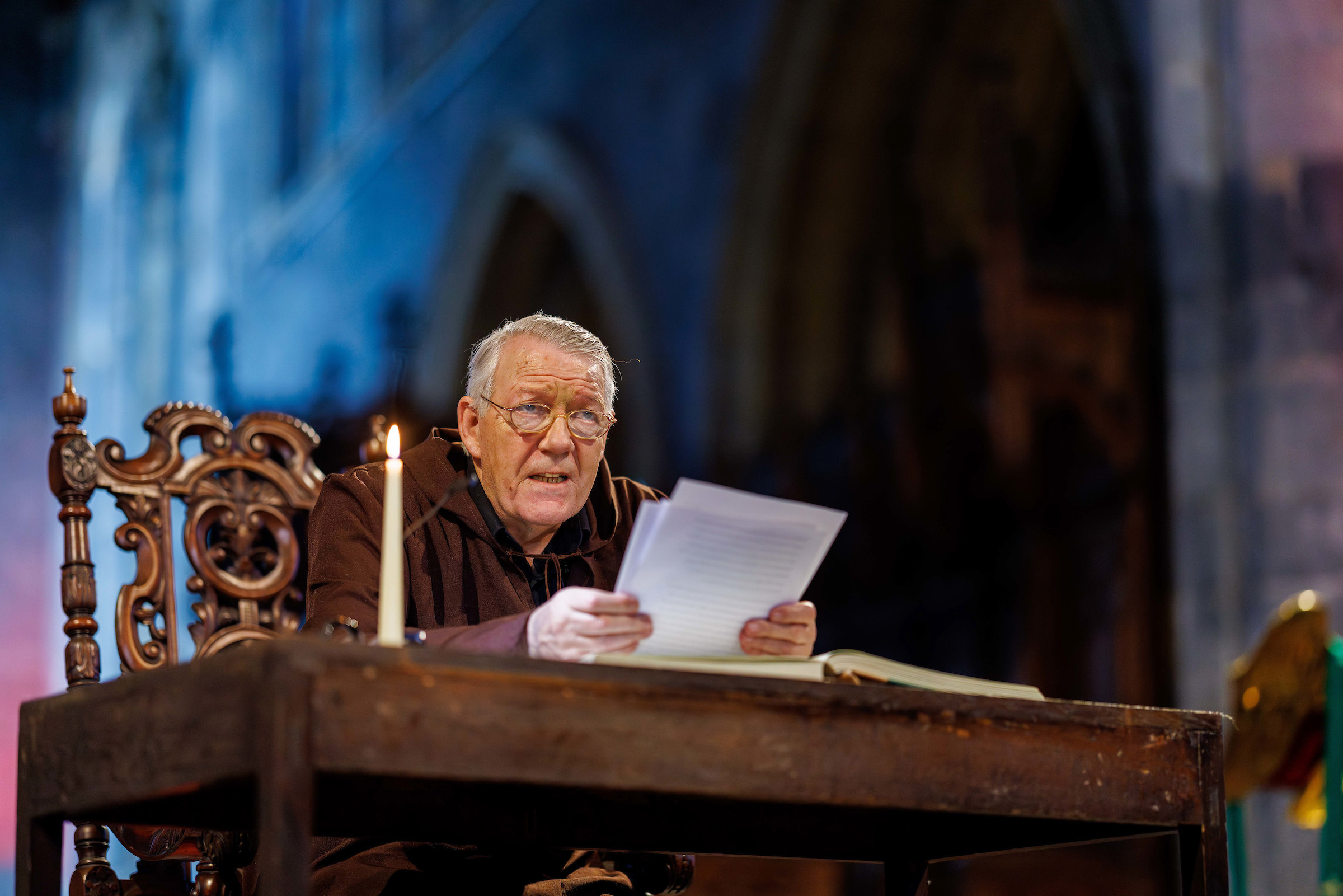 &lsquo;Ledrede' played by Brendan Corcoran.