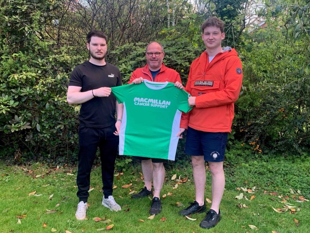 The Rev Canon Kevin Graham and his sons Jamie and Luke will take on the Macmillan Cancer Support &lsquo;Mighty Hike' along the north coast in June.