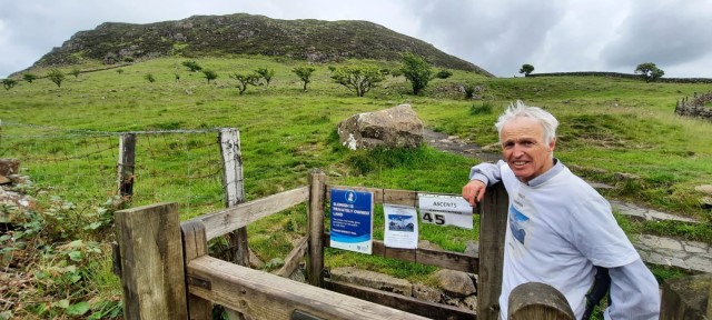 Canon Stuart Lloyd climbed Slemish Mountain 50 times in a week to raise funds for mission work in Nepal.