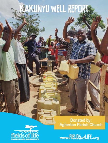 A thank you from Uganda to Agherton for the parish's sponsorship of two wells.