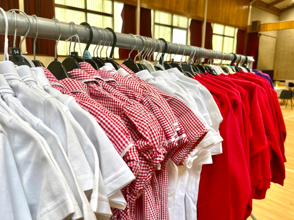 Quality pre-worn uniforms available in St John's Church Hall, Ballyclare, for no charge.