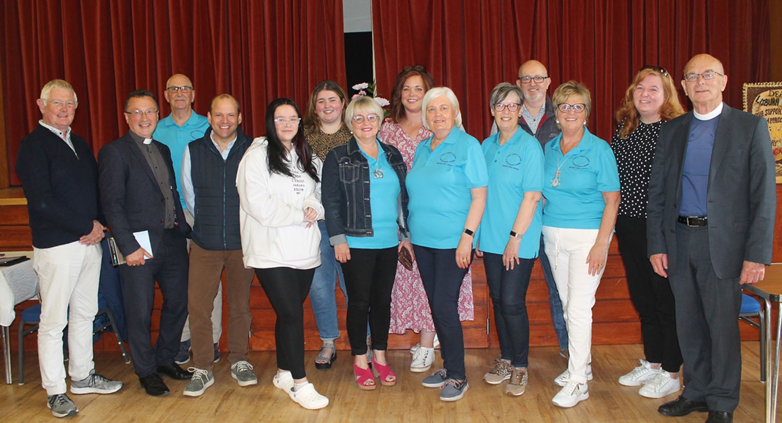 Members of Christ Church, Lisburn, teams who have travelled to St Apollo School over the years, and some of those whose plans to visit Uganda in 2020 were thwarted by the pandemic, along with the Ven Paul Dundas (front, second from left), rector and author of 'Never Lose Hope'.