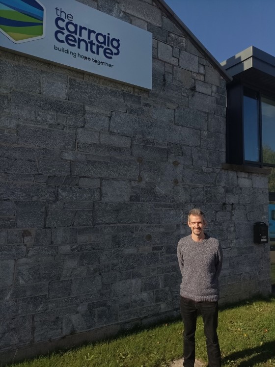 Lead Evangelist Matt Gould at the Carraig Centre.