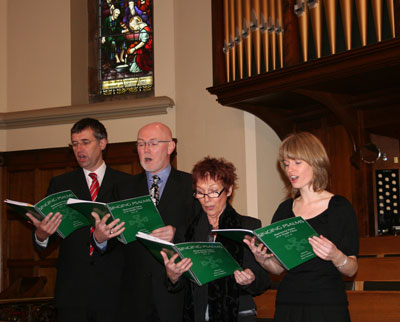 Singers at launch of 'Singing Psalms'