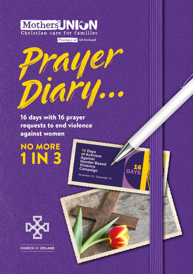 The front cover of the 16 Days diary.