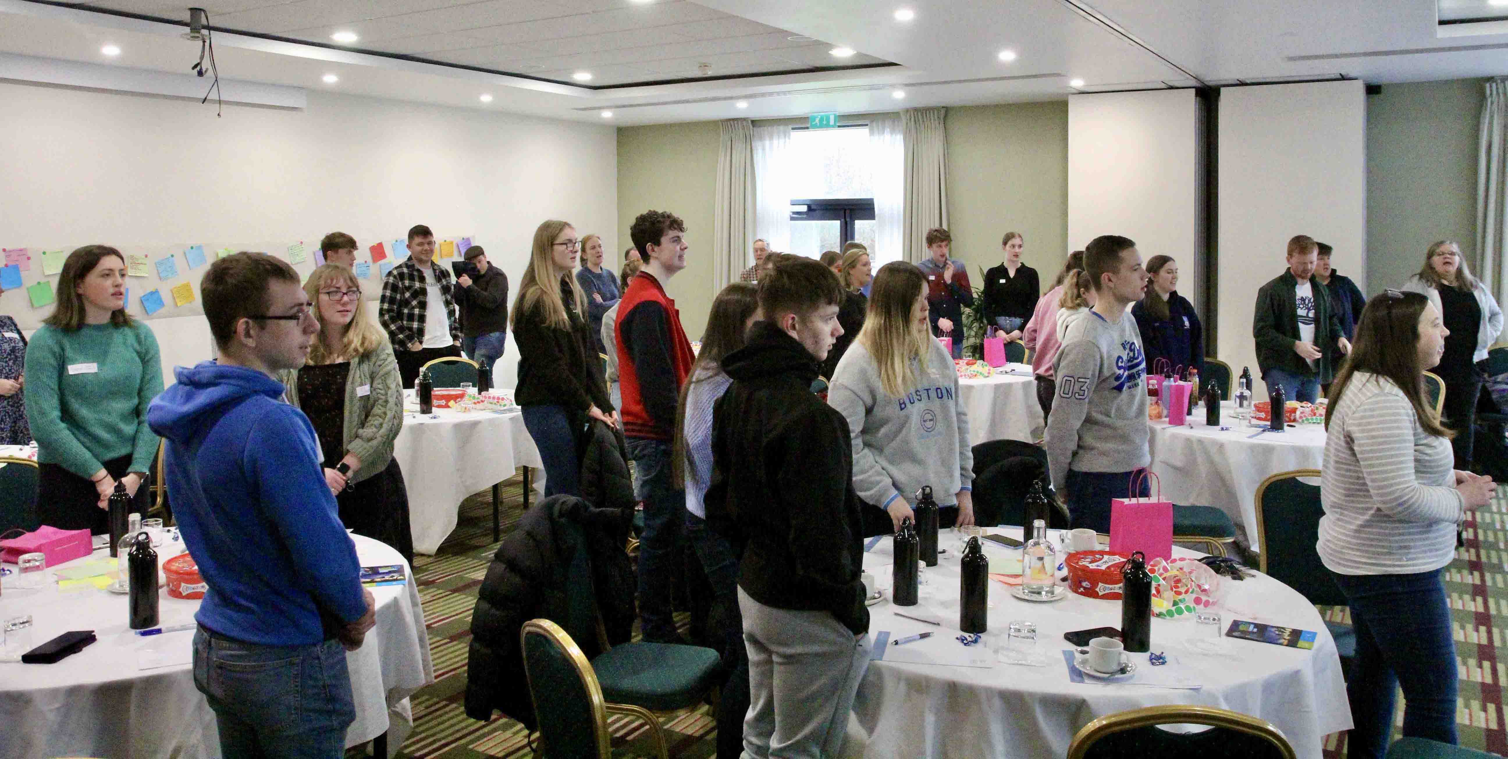 Participants in the CIYD Youth Forum.