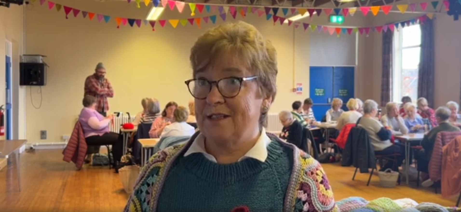 Mrs Janet Johnston, one of the Cregagh Crafters leaders.