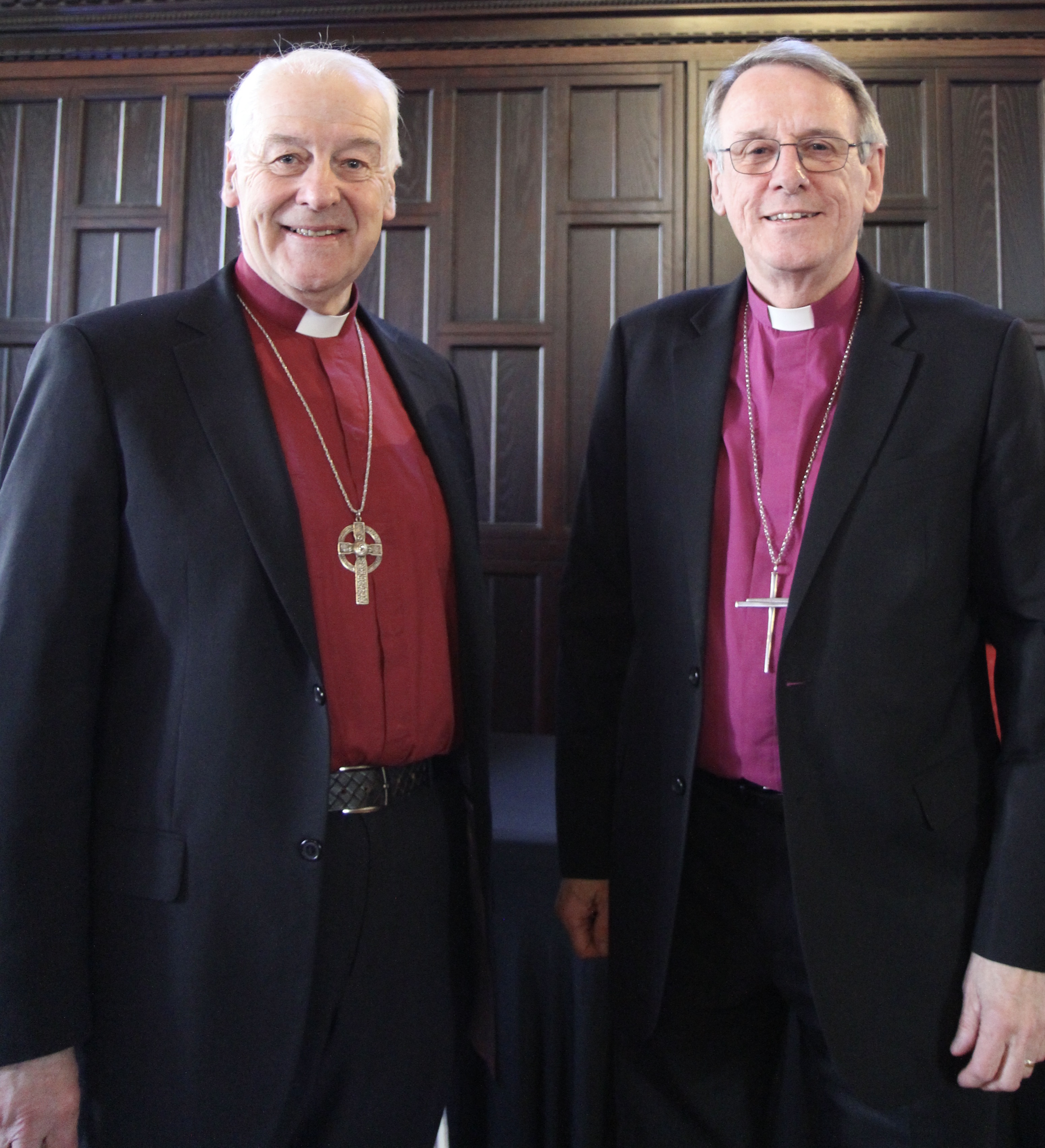 Archbishop Michael Jackson and Bishop Kenneth Kearon.